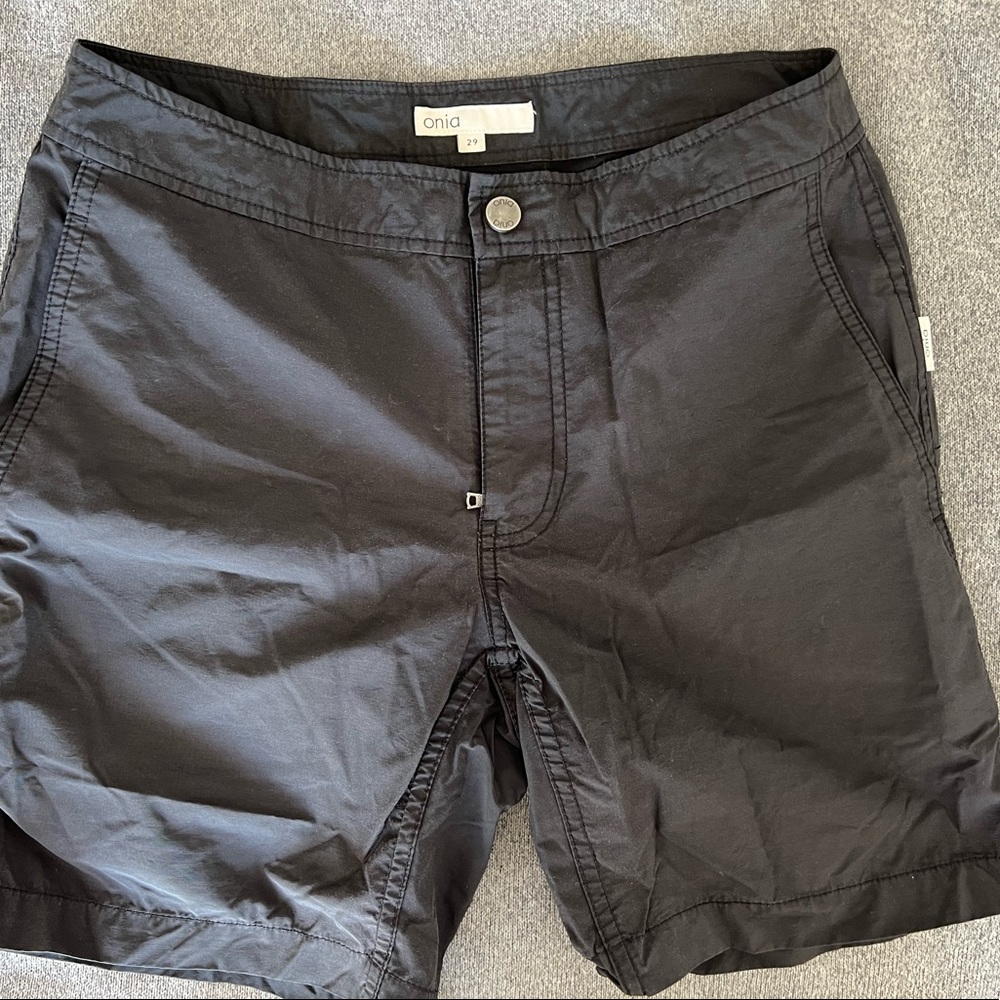 Men’s Onia Black Swim Trunks